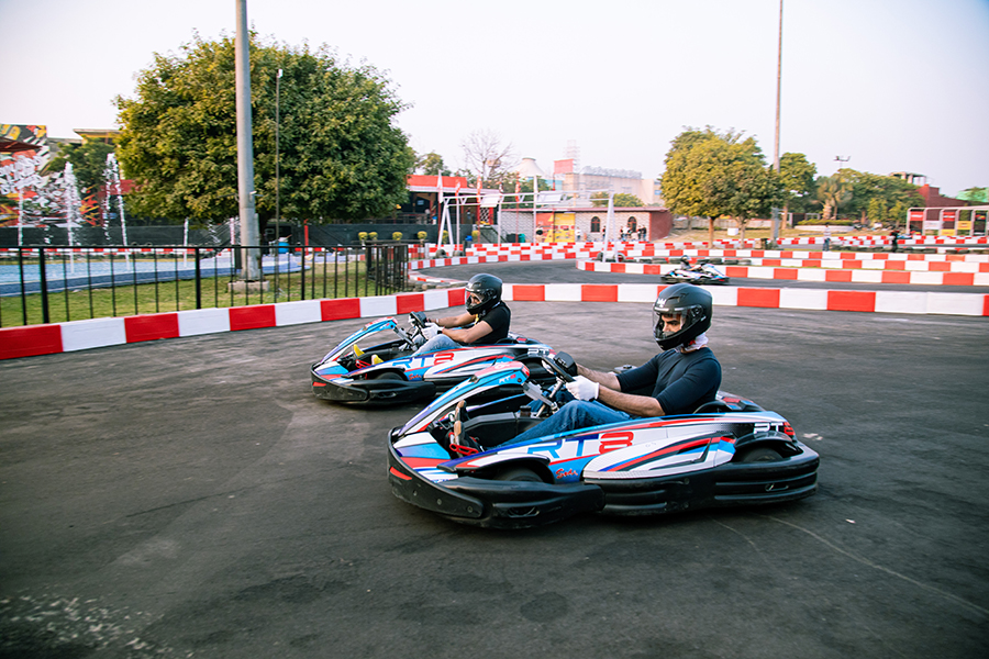 A Thrilling Go-Karting Experience for Valentine's Day in Delhi.